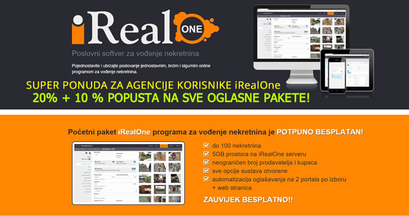 iRealOne program za nekretnine