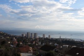RIJEKA, KOZALA, BRAŠĆINE- građevinsko zemljište 1800m2 s pogledom na more za stambenu zgradu/ villu, Rijeka, أرض