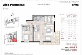 Novogradnja Pionirska dolina trosoban stan 91.10m2 prodaja, Sarajevo Centar, Appartement