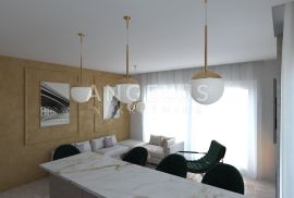 Trogir, Čiovo - stan u NOVOGRADNJI sa pogledom na more, 74.40 m2, Trogir, Apartamento