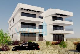 Malinska, luksuzan stan 96 m2 u novogradnji na elitnoj lokaciji sa pogledom na more, Malinska-Dubašnica, Διαμέρισμα