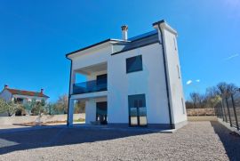 Malinska, šira okolica, Novoizgrađena samostojeća kuća 170 m2 sa prekrasnim pogledom na more, prodaja, Malinska-Dubašnica, Casa