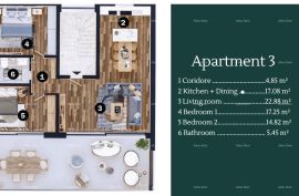 Stan Prodaja modernih apartmana u predivnom stambenom naselju, Umag D9-A3, Umag, Apartamento