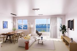 Trogir – okolica, dvosoban stan s pogledom na more NKP 107.47 m2, Seget, Kвартира