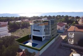Vir- trosoban apartman 120m2 s krovnom terasom i pogledom na more, novogradnja! 375000€, Vir, Διαμέρισμα