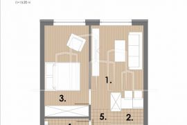 Apartman sa jednom spavaćom od 35,32 u izgradnji Snježna dolina Faza 2 Jahorina Lamela A1, Pale, Διαμέρισμα