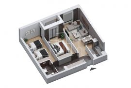 Apartman sa dvije spavaće sobe od 60m2 u izgradnji Snježna dolina Faza 2 Jahorina Lamela D, Pale, Διαμέρισμα