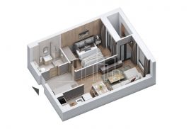 Apartman dvosoban od 39,75 u izgradnji Snježna dolina Faza 2 Jahorina Lamela D, Pale, Appartamento