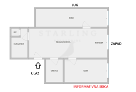 STAN, PRODAJA, ZAGREB, TREŠNJEVKA, 48 m2, Trešnjevka - Sjever, Appartamento