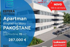 Apartman PRODAJA Pakoštane 70 m2 prizemlje C, Pakoštane, Διαμέρισμα