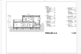 OPATIJA, MATULJI - obiteljska kuća u izgradnji 156m2 s bazenom + okoliš 600m2, Matulji, Haus