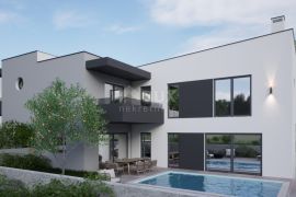 ISTRA, LIŽNJAN Prekrasna dvojna kuća s bazenom u blizini mora!, Ližnjan, Famiglia