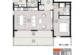 Split, Žnjan  -  trosoban stan u NOVOGRADNJI, 114.19 m2, Split, Apartamento