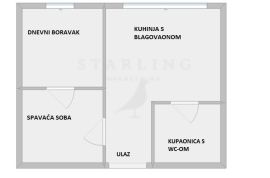 STAN, PRODAJA, ZAGREB, CENTAR, 35 m2, 1-soban, Donji Grad, Wohnung