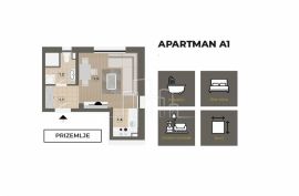 Studio apartman 21m2 Jahorina novogradnja nadomak staze Snježna dolina Trnovo, Pale, Daire