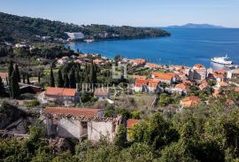 Prodaja ruševne kamene kuće s impozantnim zemljištem na otoku Lopudu, blizina Dubrovnika, Dubrovnik - Okolica, بيت