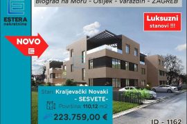 PRODAJA Luksuzan stan prizemlje s vrtom, 4S, 110.12 m2, Zagreb, Apartamento