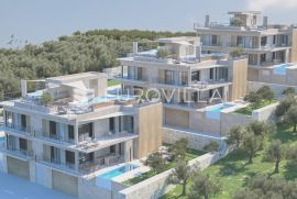 Trogir, Marina, luksuzan stan s krovnim bazenom, 243,71 m2, Marina, Appartement