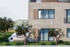 Trogir, Marina, ekskluzivan stan u novogradnji s krovnim bazenom, 243,14 m2, Marina, شقة