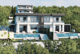 RIJEKA, KOSTRENA – dvije ekskluzivne duplex vile s privatnim bazenom, garažom i panoramskim pogledom na more, Kostrena, Дом