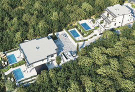 RIJEKA, KOSTRENA – dvije ekskluzivne duplex vile s privatnim bazenom, garažom i panoramskim pogledom na more, Kostrena, Kuća