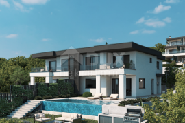 RIJEKA, KOSTRENA – ekskluzivna duplex vila s infinity bazenom, garažom, vrtom, panoramskim pogledom na more, Kostrena, بيت