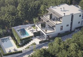 RIJEKA, KOSTRENA – ekskluzivna duplex vila s bazenom i garažom te panoramskim pogledom na more, Kostrena, Ev