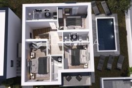 Medulin, moderna samostojeća kuća  oznake S1 , NKP 118 m2 u blizini mora na okućnici 400 m2, Medulin, Haus
