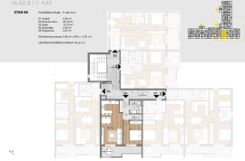 Labin, stan u novogradnji 53.51 m2 (b6), Labin, Apartamento