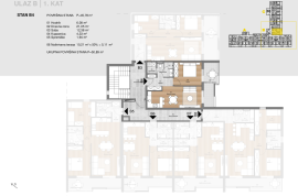 Labin, stan u novogradnji 50.89 m2 (b4), Labin, Daire