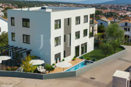 Novogradnja Krk - dvoetažni stan s pogledom na more, Krk, Διαμέρισμα