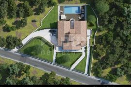 ISTRA, BOLJUSKO POLJE - Započeta gradnja prostrane vile s bazenom, Lupoglav, Kuća