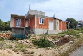OTOK PAG, LUN - samostojeća kuća u izgradnji na odličnoj lokaciji, Novalja, Σπίτι