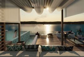 ZADAR, KOŽINO - etaža sa bazenom u prizemlju urbane ville s pogledom na more i vrtom 19,80m2 - S1, Zadar - Okolica, Flat