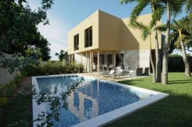 ISTRA, BRTONIGLA - Projekt lijepe moderne dvojnice sa bazenom, Brtonigla, Famiglia