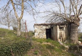 ISTRA, KAROJBA - Autohtona kamena kuća s pogledom na Motovun, Karojba, بيت