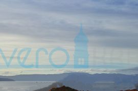 Malinska, otok Krk,građevinsko zemljište 852 m2 sa pogledom na more, prodaja, Malinska-Dubašnica, Terrain