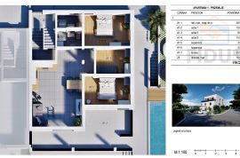 Projekt vile s bazenom (3 apartmana) - Milna (otok Brač), Milna, Arazi