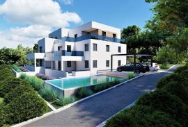 Projekt vile s bazenom (3 apartmana) - Milna (otok Brač), Milna, Terrain