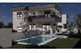 Kuća Prodaje se dvojna vila sa bazenom i garažom, Medulin, Ev