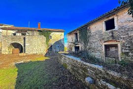 Središnja Istra, Žminj, kamena kuća za renovaciju sa pomoćnim objektima, Žminj, Famiglia