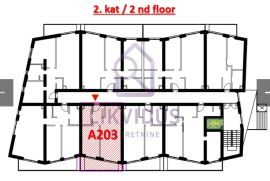 Luksuzni stan u Poreču, S+DB, 53.76 m2, drugi kat, Poreč, Appartamento