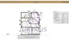 Stan u Medulinu, Šaraje, prizemlje, 80,53 m2+vrt 85,27 m2, garaža, Medulin, Appartement