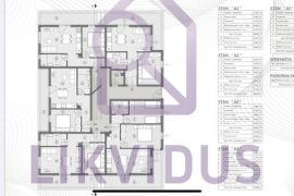 Stan A13 na drugom katu, Šikići kod Pule, S+DB, 45,39 m2, Pula, Appartment