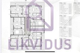 Stan A12 na drugom katu, Šikići kod Pule, S+DB, 45,28 m2, Pula, Διαμέρισμα