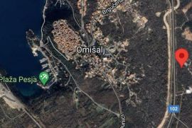 OTOK KRK, OMIŠALJ - 2 Poljoprivredna pravokutna zemljišta 50m od glavne ceste!, Omišalj, Land