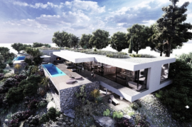 OPATIJA, MIHOTIĆI - građevinsko zemljište s idejnim planom za 7 ekskluzivnih villa s bazenom!!! PRILIKA!!!, Matulji, Terreno