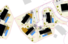 OPATIJA, MIHOTIĆI - građevinsko zemljište s idejnim planom za 7 ekskluzivnih villa s bazenom!!! PRILIKA!!!, Matulji, أرض