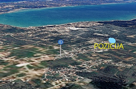 Građevinsko zemljište 2336 m2 u Vrsima, Zadar *800 m OD MORA*  (ID-1713), Nin, Arazi