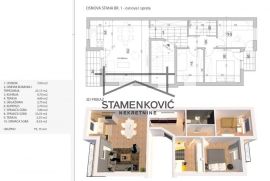 Troiposoban stan u izgradnji ID#5572, Novi Sad - grad, Apartamento